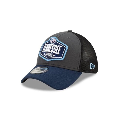 Sapca New Era Tennessee Titans NFL NFL Draft 39THIRTY Stretch Fit - Gri